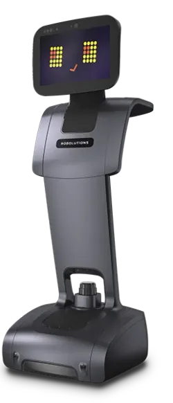 Temi Roboter nach rechts gedreht